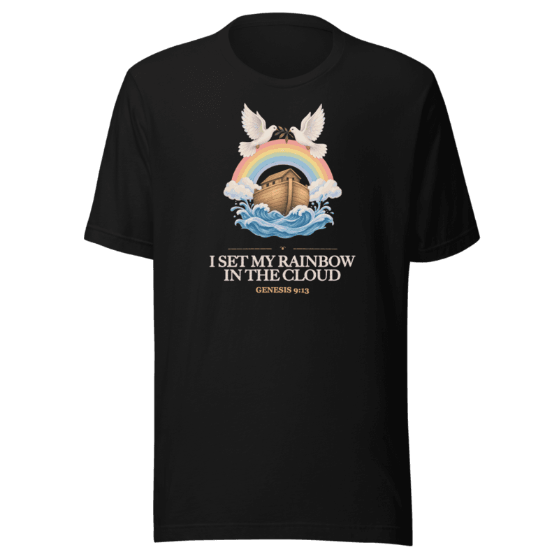 I Set my Rainbow in the Cloud Tee