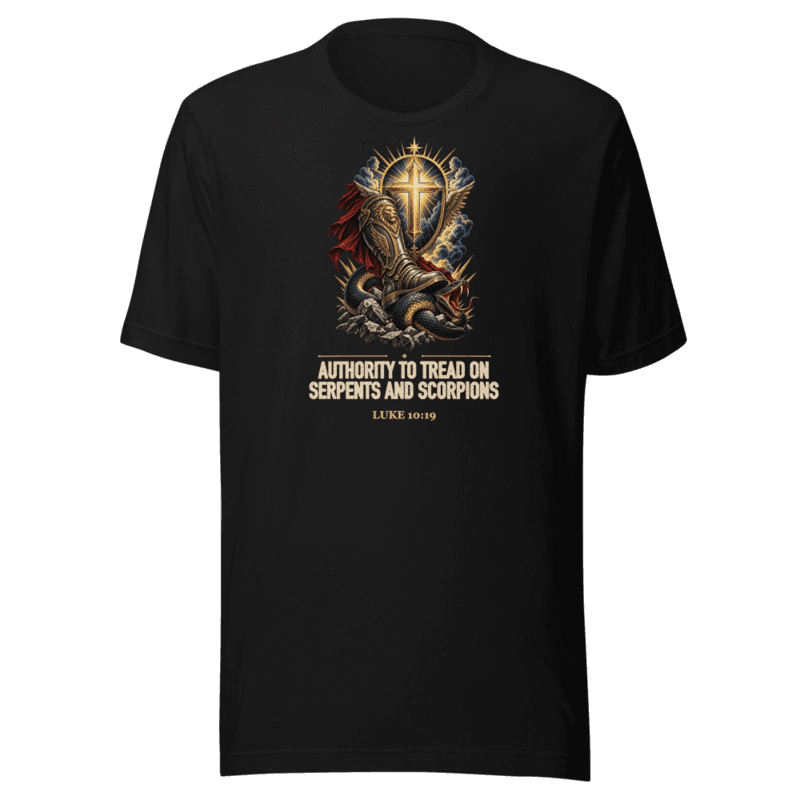 Authority to Tread on Serpents and Scorpions Tee