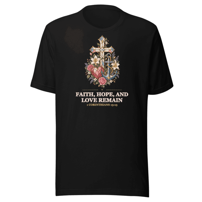 Faith, Hope, and Love Remain Tee
